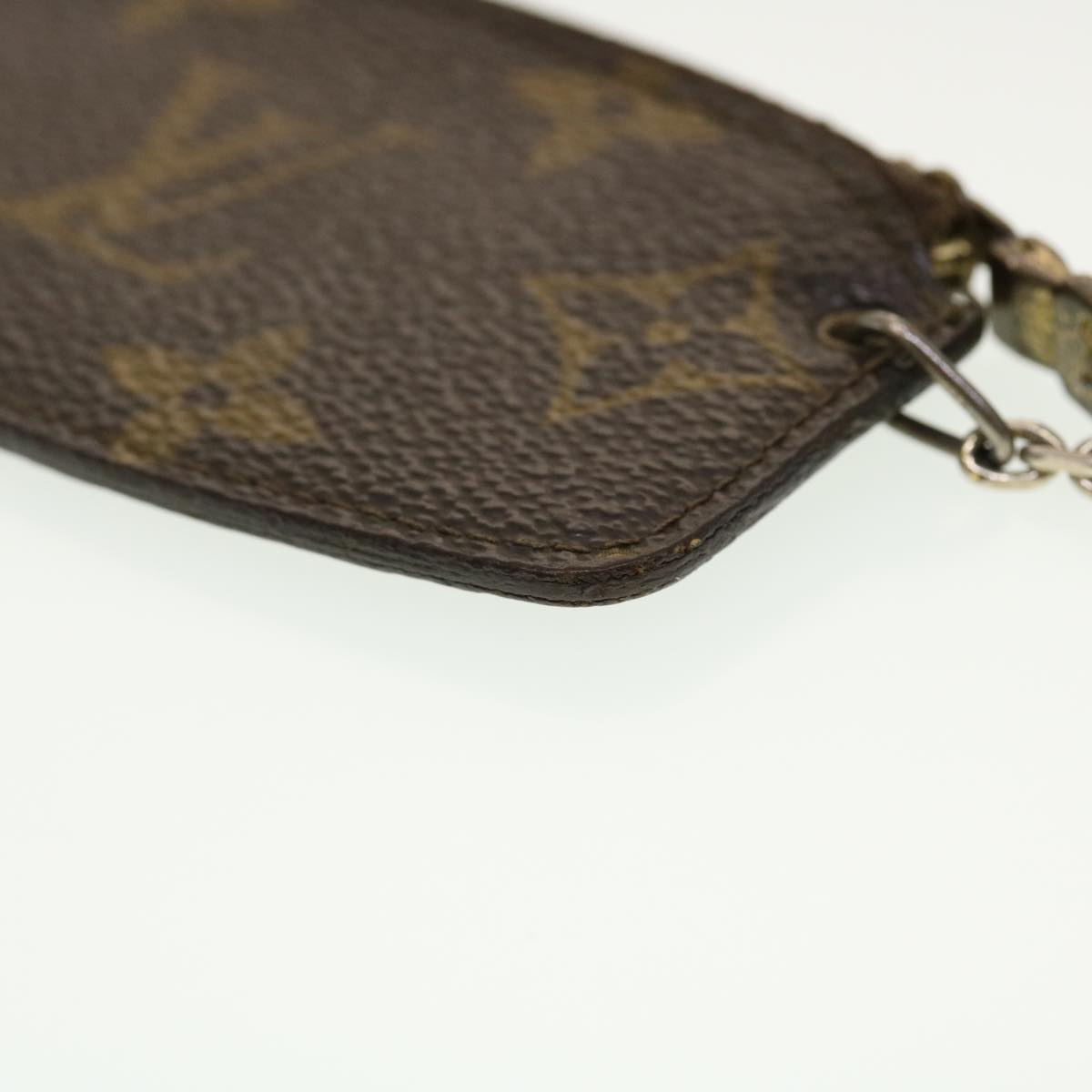 LOUIS VUITTON Monogram Pochette Cles Coin Purse Vintage M62650 LV Auth 42760