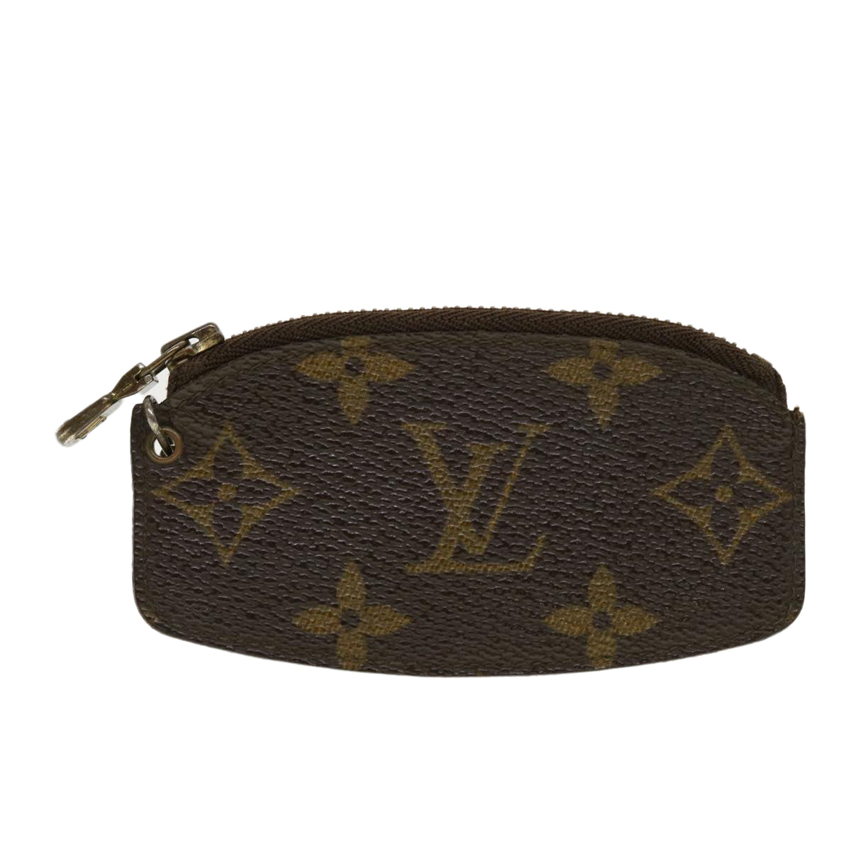 LOUIS VUITTON Monogram Pochette Cles Coin Purse Vintage M62650 LV Auth 42760