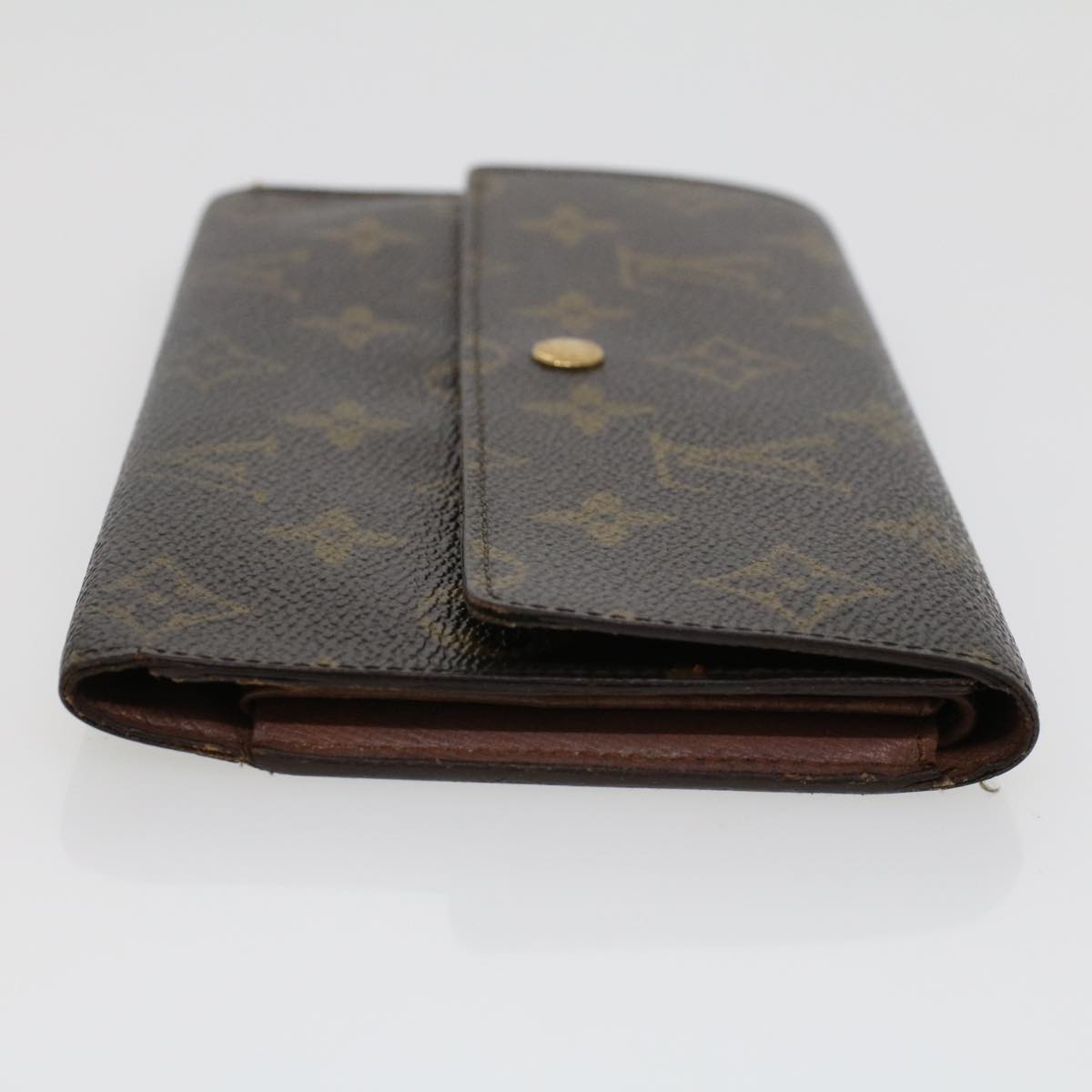 LOUIS VUITTON Monogram Portefeuille International Long Wallet M61217 Auth 42768