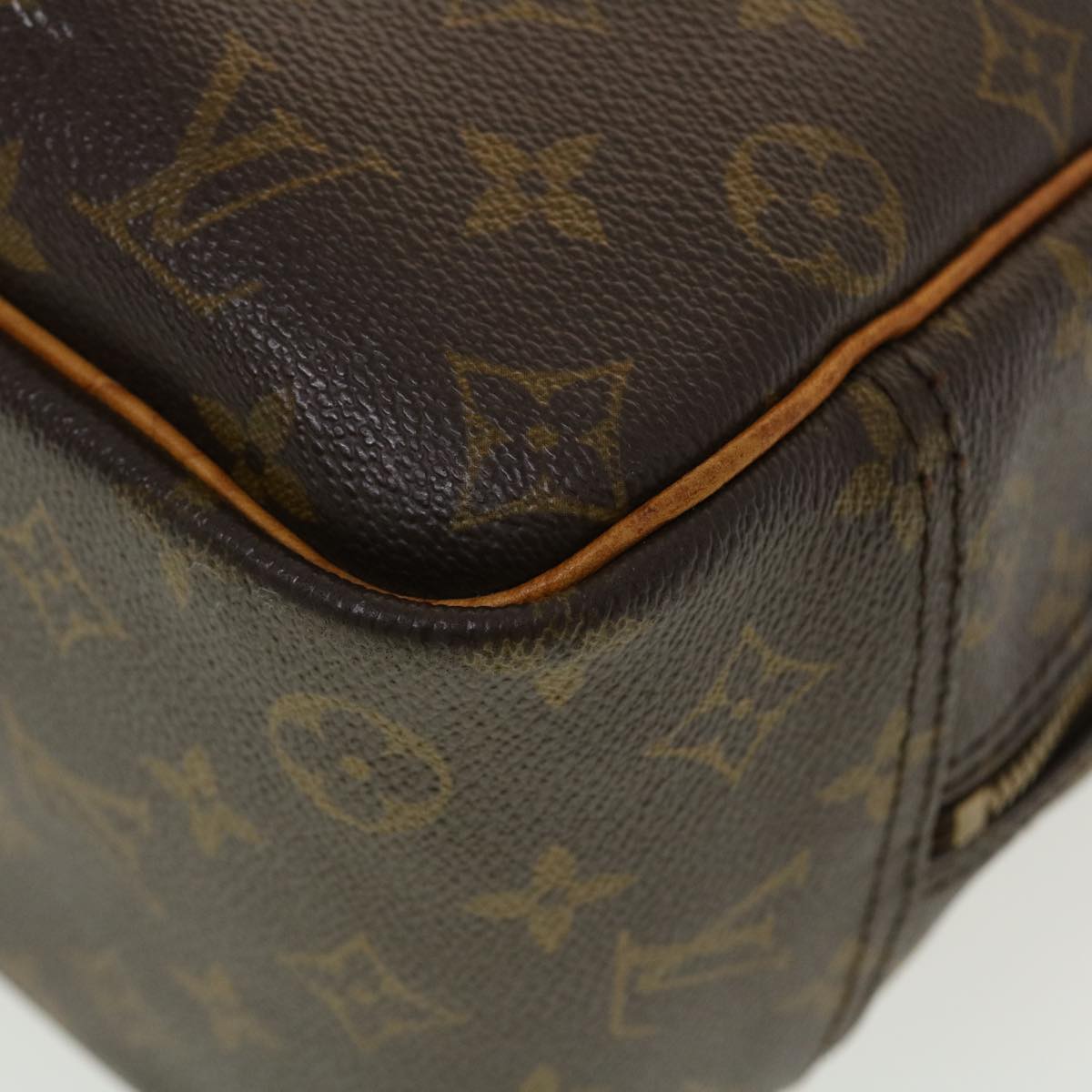 LOUIS VUITTON Monogram Deauville Hand Bag M47270 LV Auth 42781