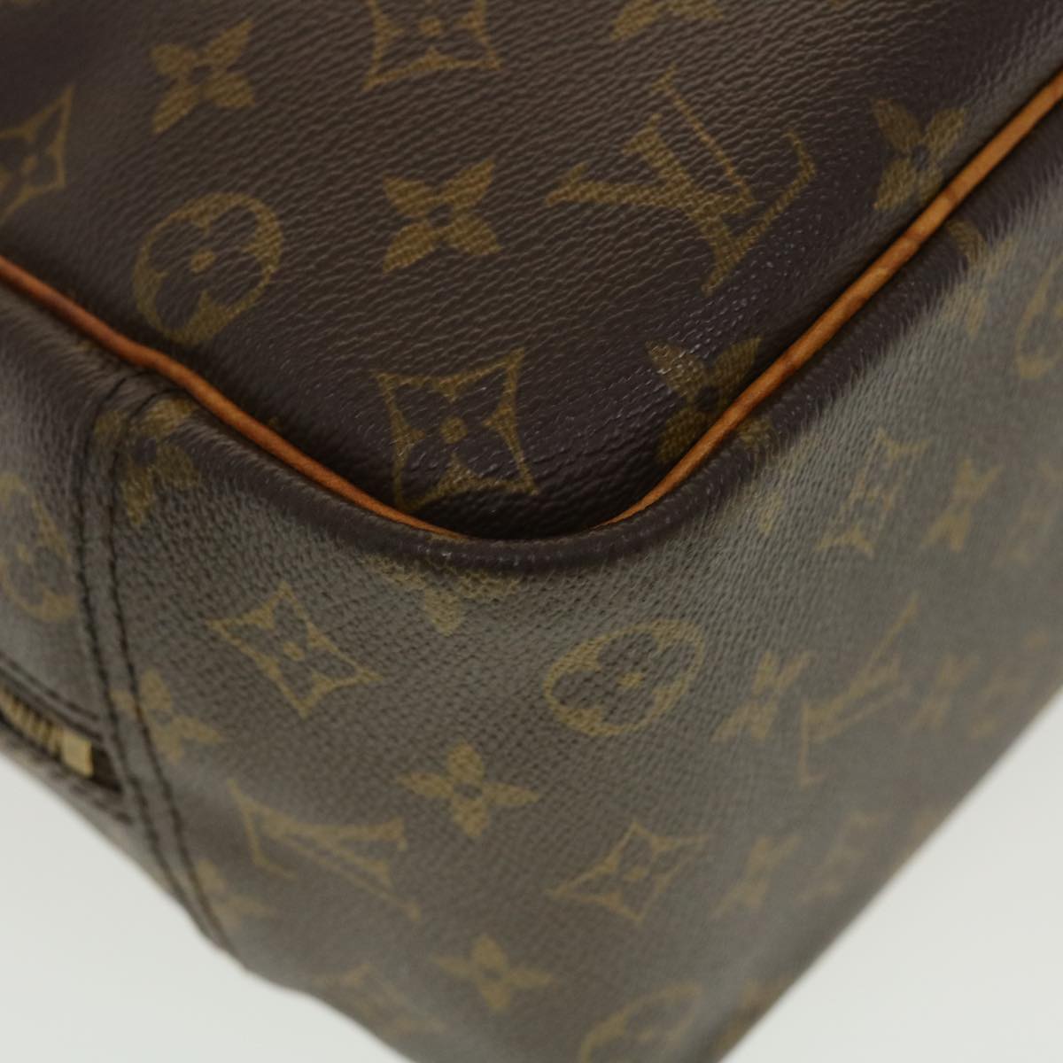 LOUIS VUITTON Monogram Deauville Hand Bag M47270 LV Auth 42781