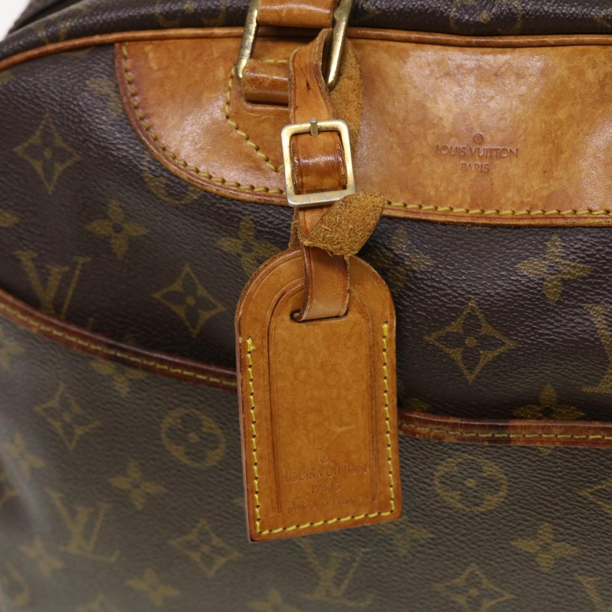 LOUIS VUITTON Monogram Deauville Hand Bag M47270 LV Auth 42781