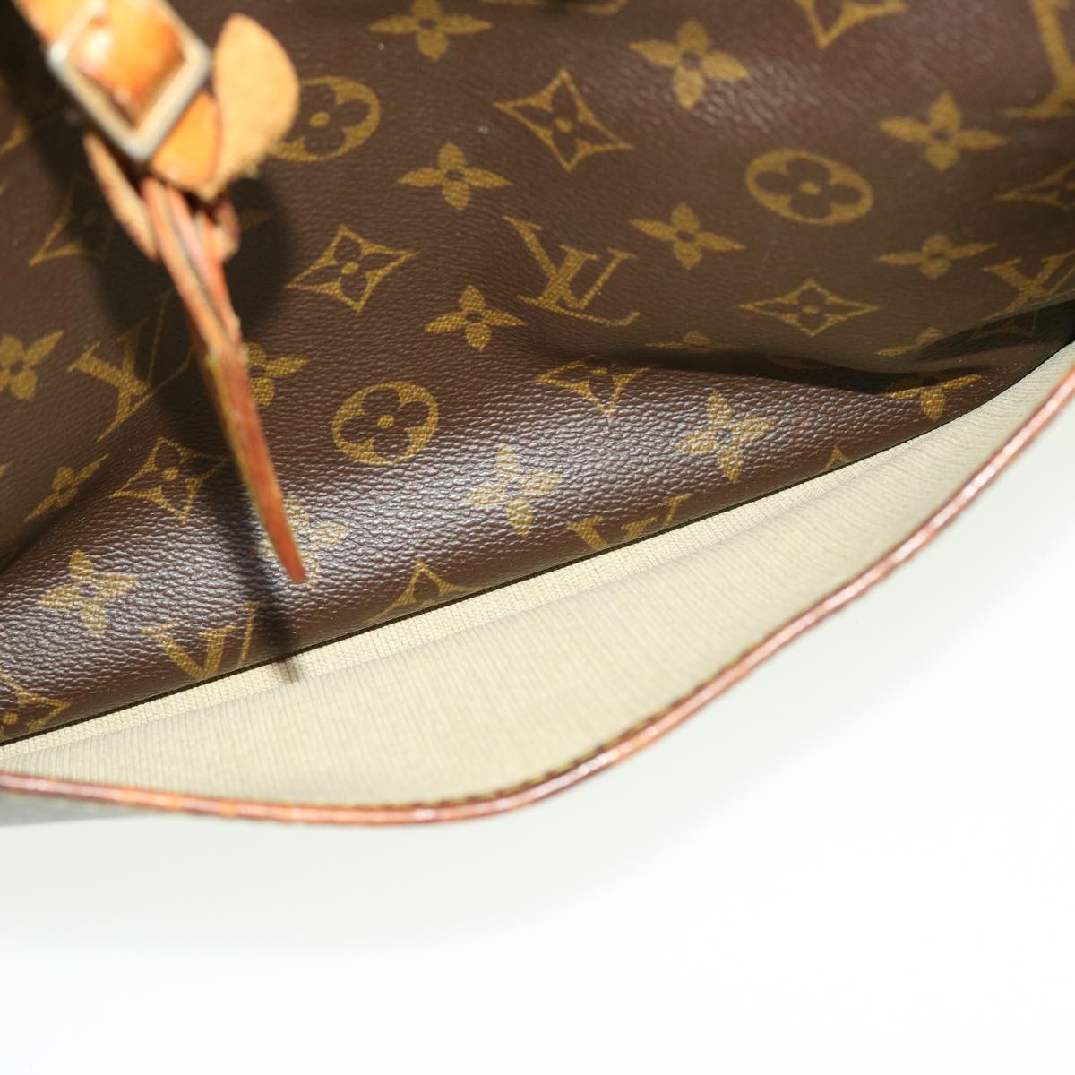 LOUIS VUITTON Monogram Deauville Hand Bag M47270 LV Auth 42781