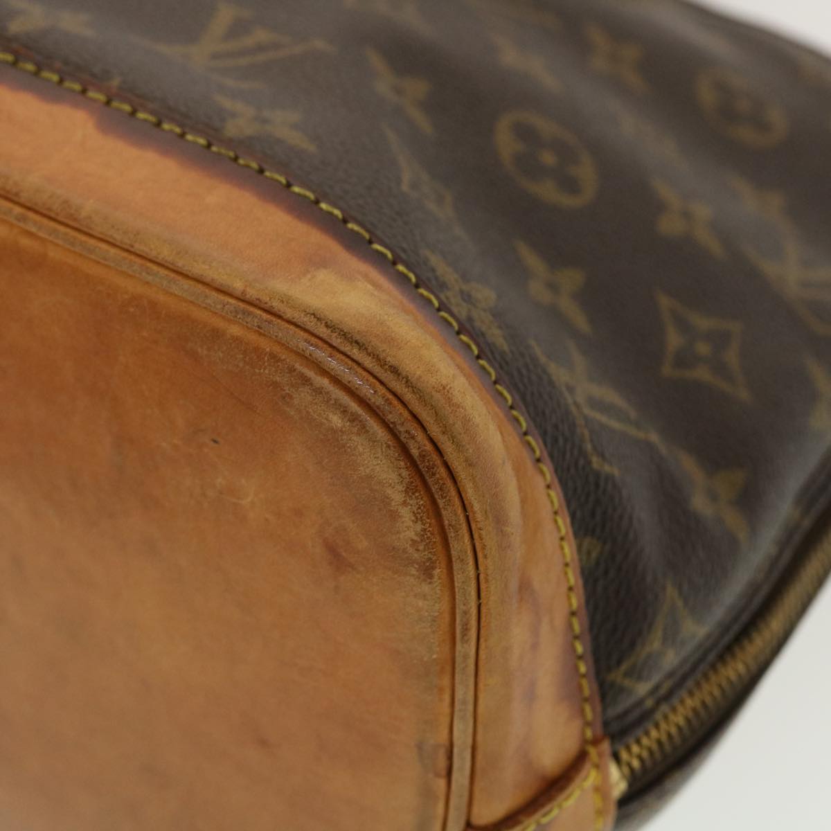 LOUIS VUITTON Monogram Alma Hand Bag M51130 LV Auth 42782