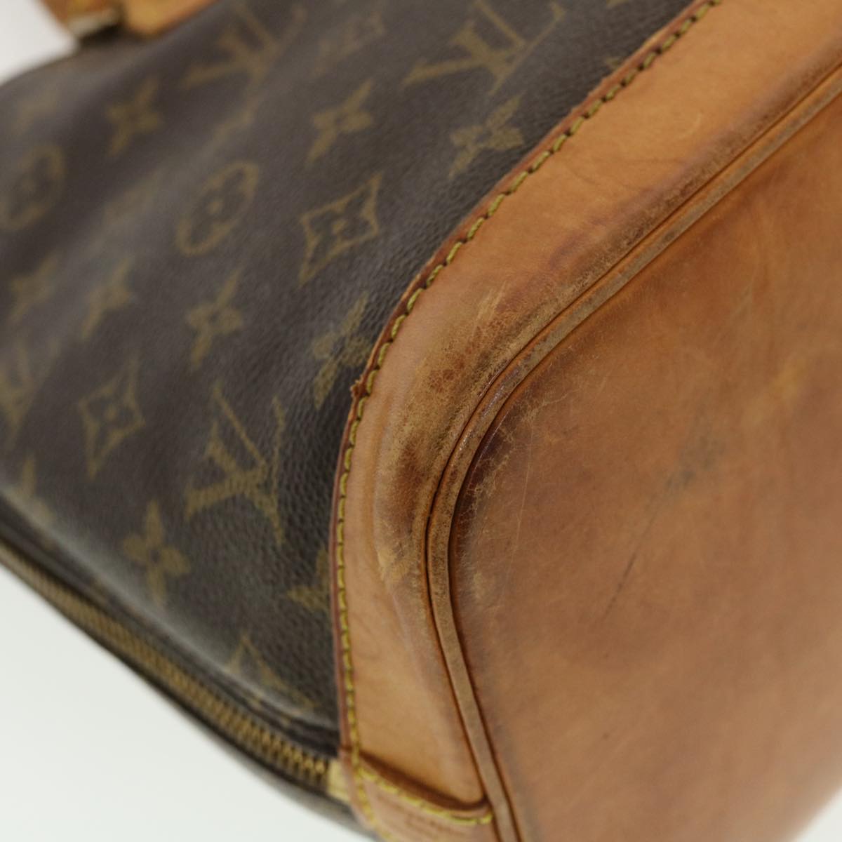 LOUIS VUITTON Monogram Alma Hand Bag M51130 LV Auth 42782