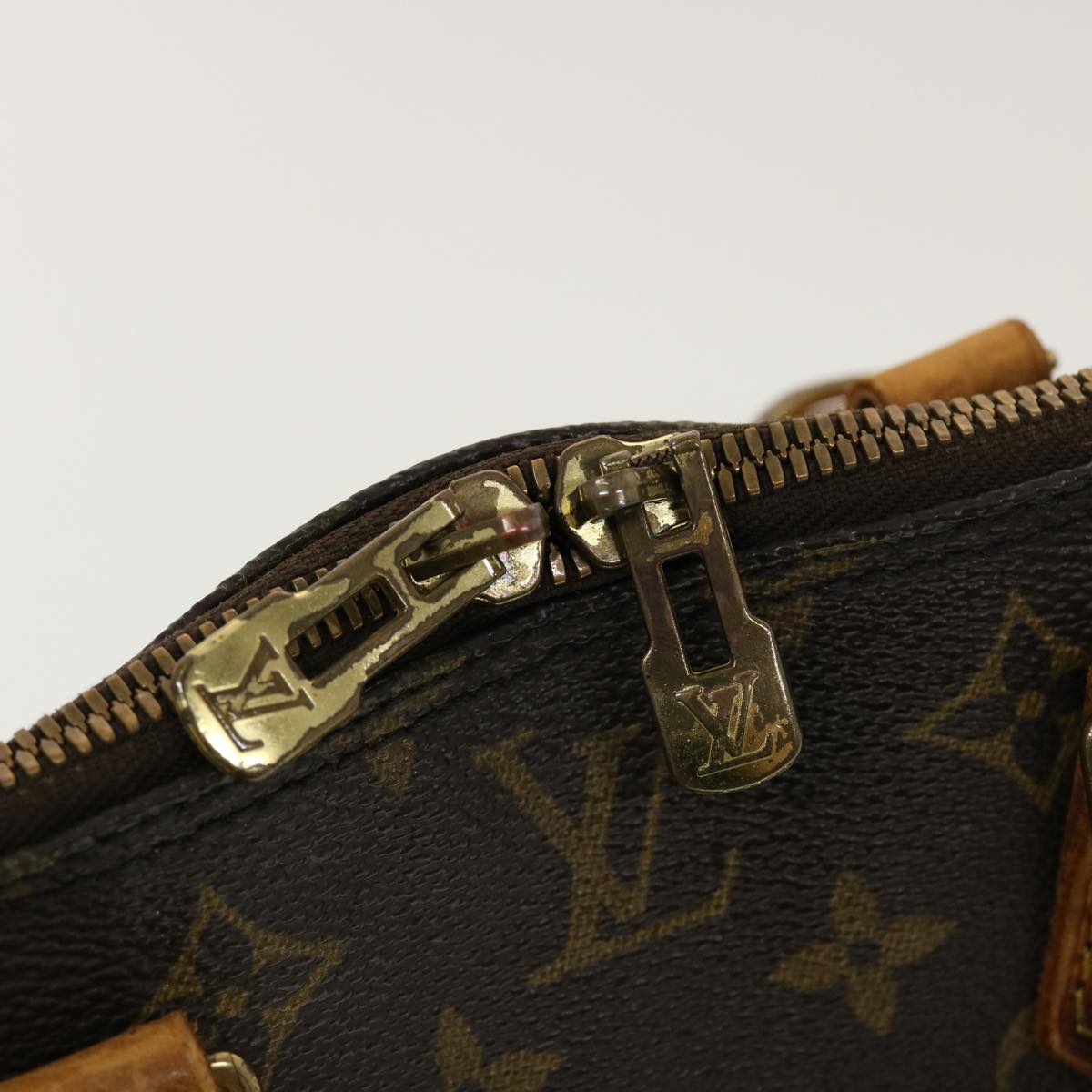 LOUIS VUITTON Monogram Alma Hand Bag M51130 LV Auth 42782