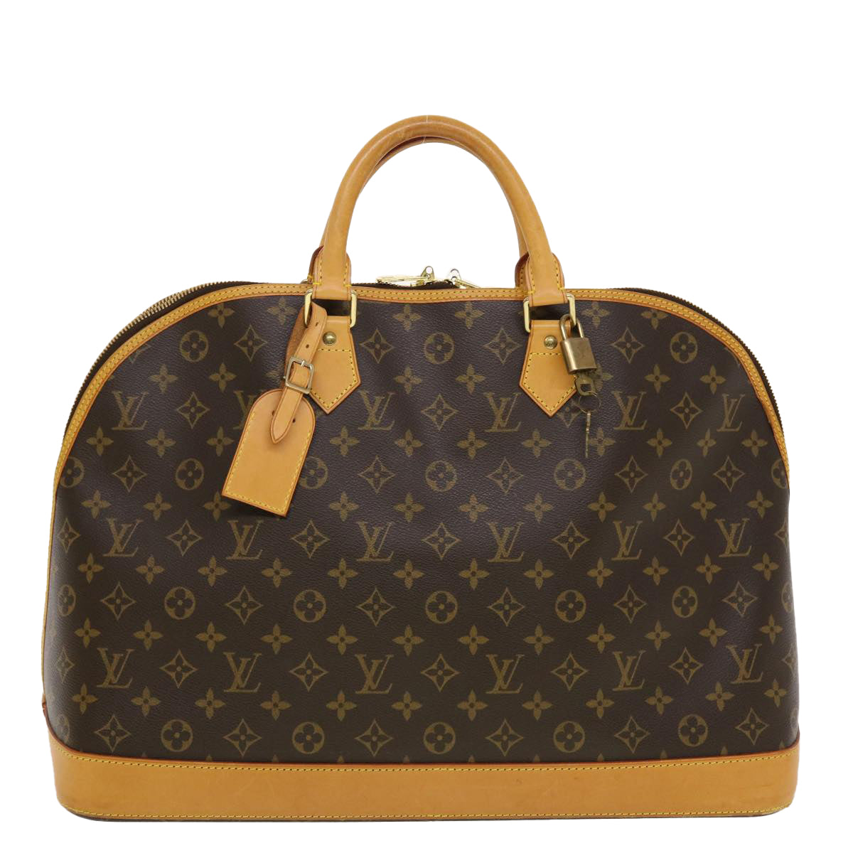 LOUIS VUITTON Monogram Alma Voyage MM Hand Bag M41446 LV Auth 42786