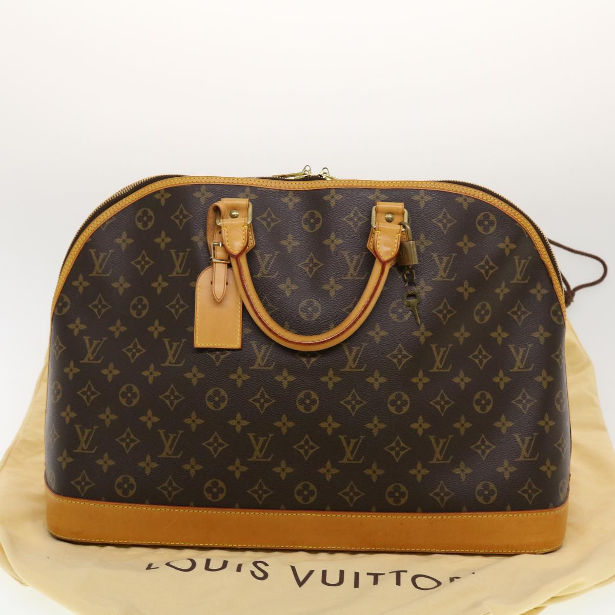 LOUIS VUITTON Monogram Alma Voyage MM Hand Bag M41446 LV Auth 42786