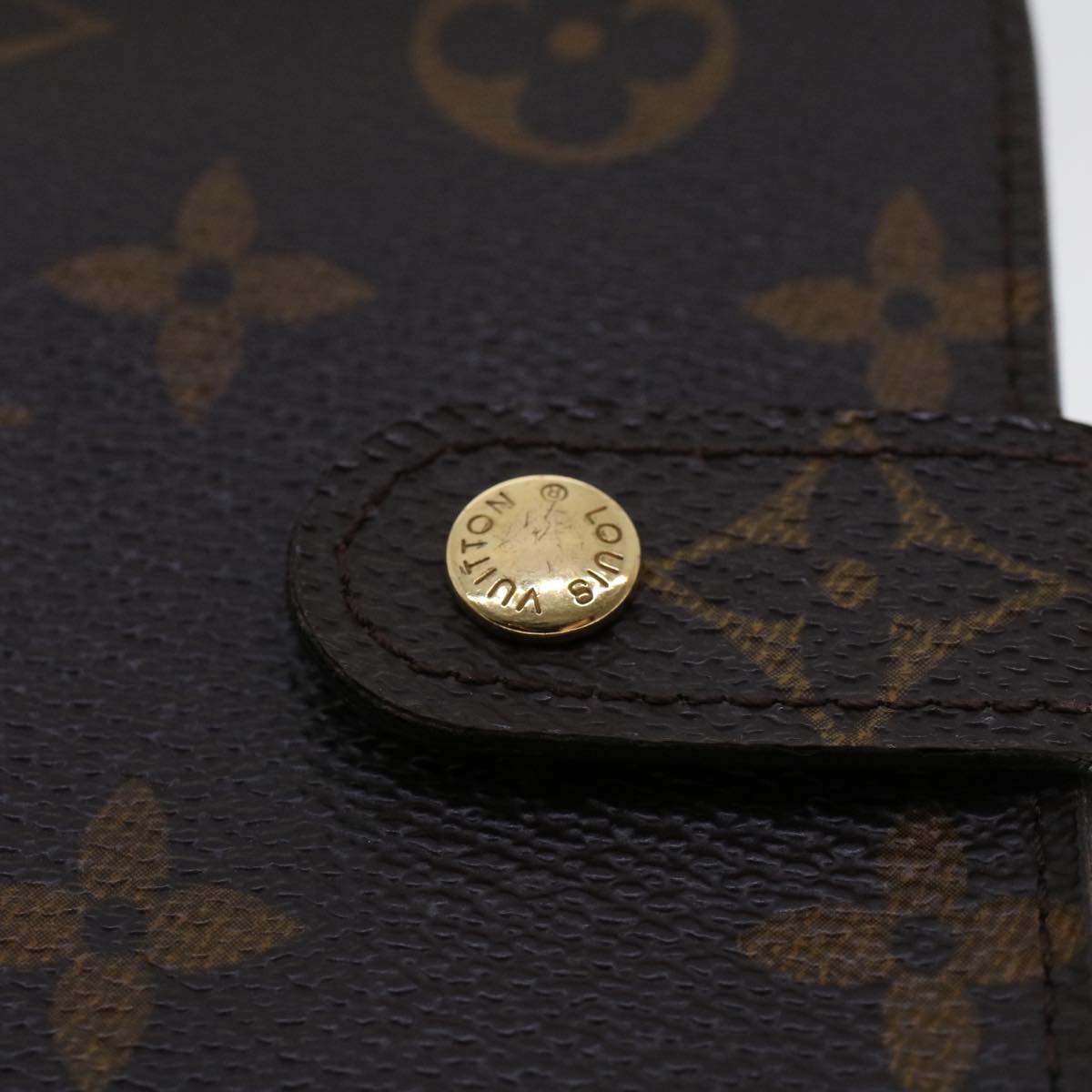 LOUIS VUITTON Monogram Compact Zip Wallet M61667 LV Auth 42798