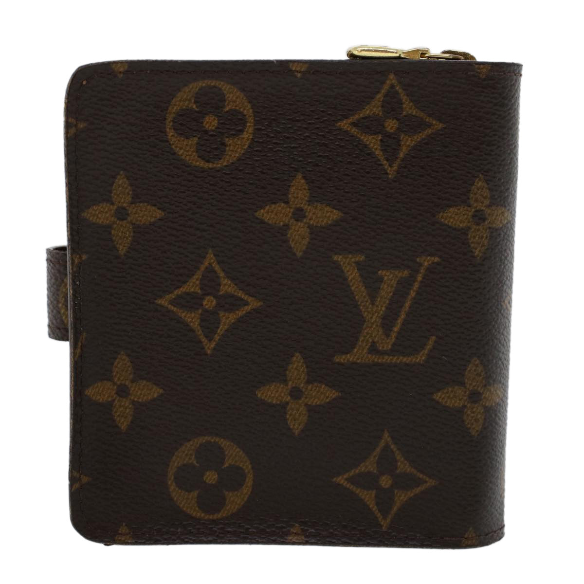 LOUIS VUITTON Monogram Compact Zip Wallet M61667 LV Auth 42798 - 0