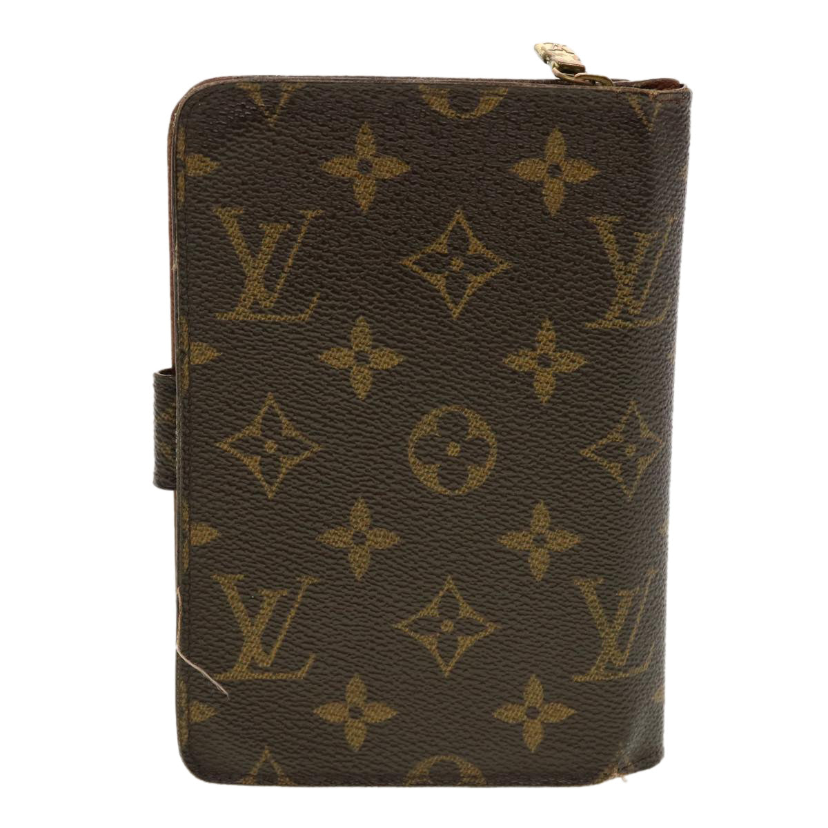 LOUIS VUITTON Monogram Porte Papier Zip Wallet M61207 LV Auth 42813 - 0