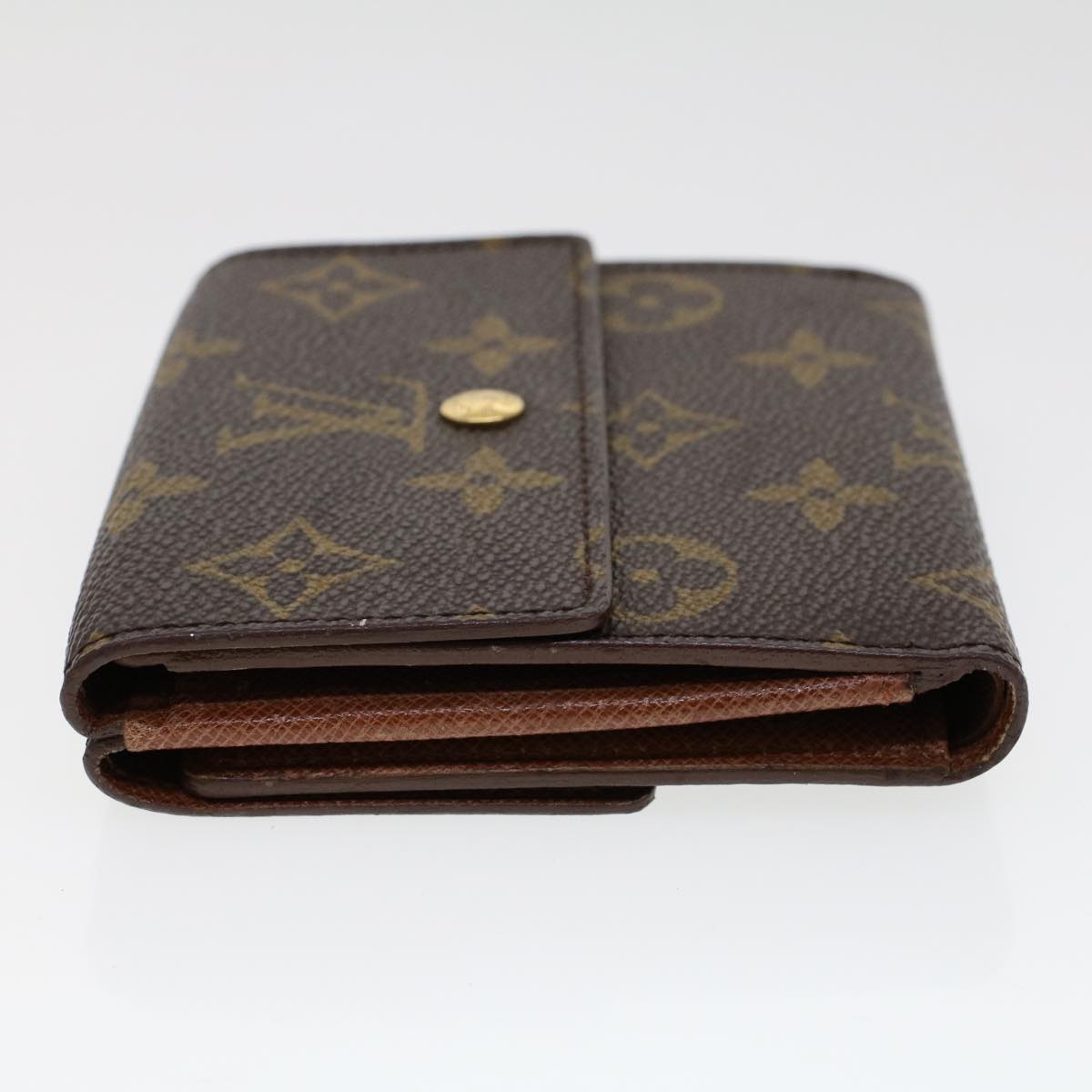 LOUIS VUITTON Monogram Portefeuille Elise Wallet M61654 LV Auth 42815