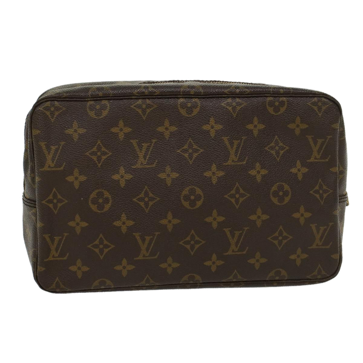 LOUIS VUITTON Monogram Trousse Toilette 28 Clutch Bag M47522 LV Auth 42816