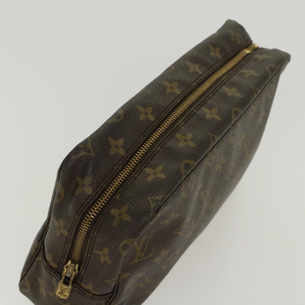 LOUIS VUITTON Monogram Trousse Toilette 28 Clutch Bag M47522 LV Auth 42816