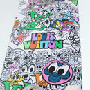 LOUIS VUITTON Monogram Comics Skateboard Maple Wood Steel GI0884 LV Auth 42822A-8