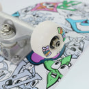 LOUIS VUITTON Monogram Comics Skateboard Maple Wood Steel GI0884 LV Auth 42822A-9