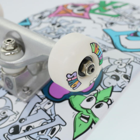 LOUIS VUITTON Monogram Comics Skateboard Maple Wood Steel GI0884 LV Auth 42822A