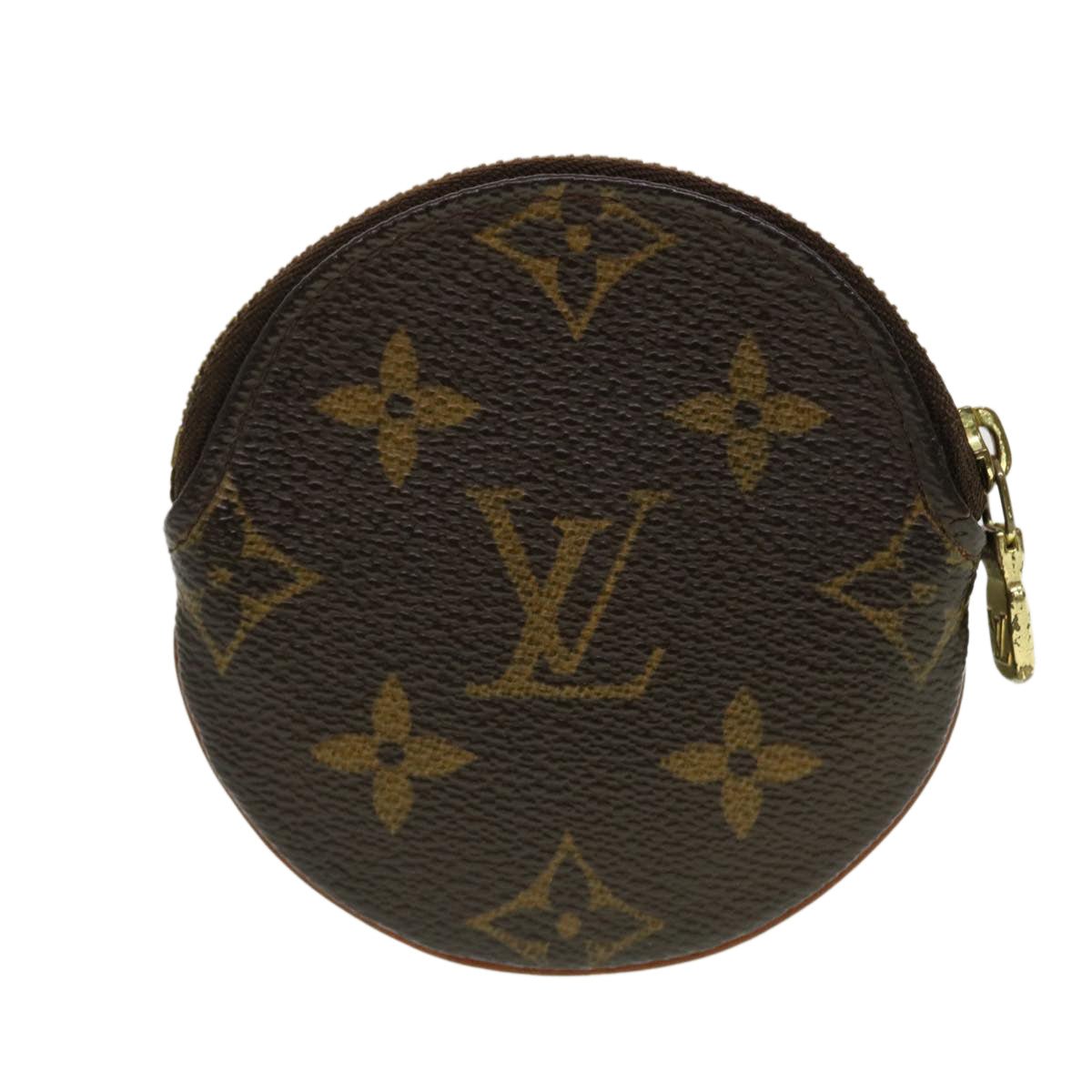 LOUIS VUITTON Monogram Porte Monnaie Round Coin Purse M61926 LV Auth 42845 - 0