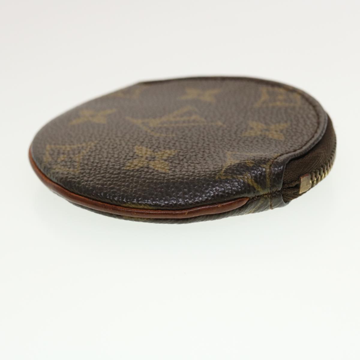 LOUIS VUITTON Monogram Porte Monnaie Round Coin Purse M61926 LV Auth 42845