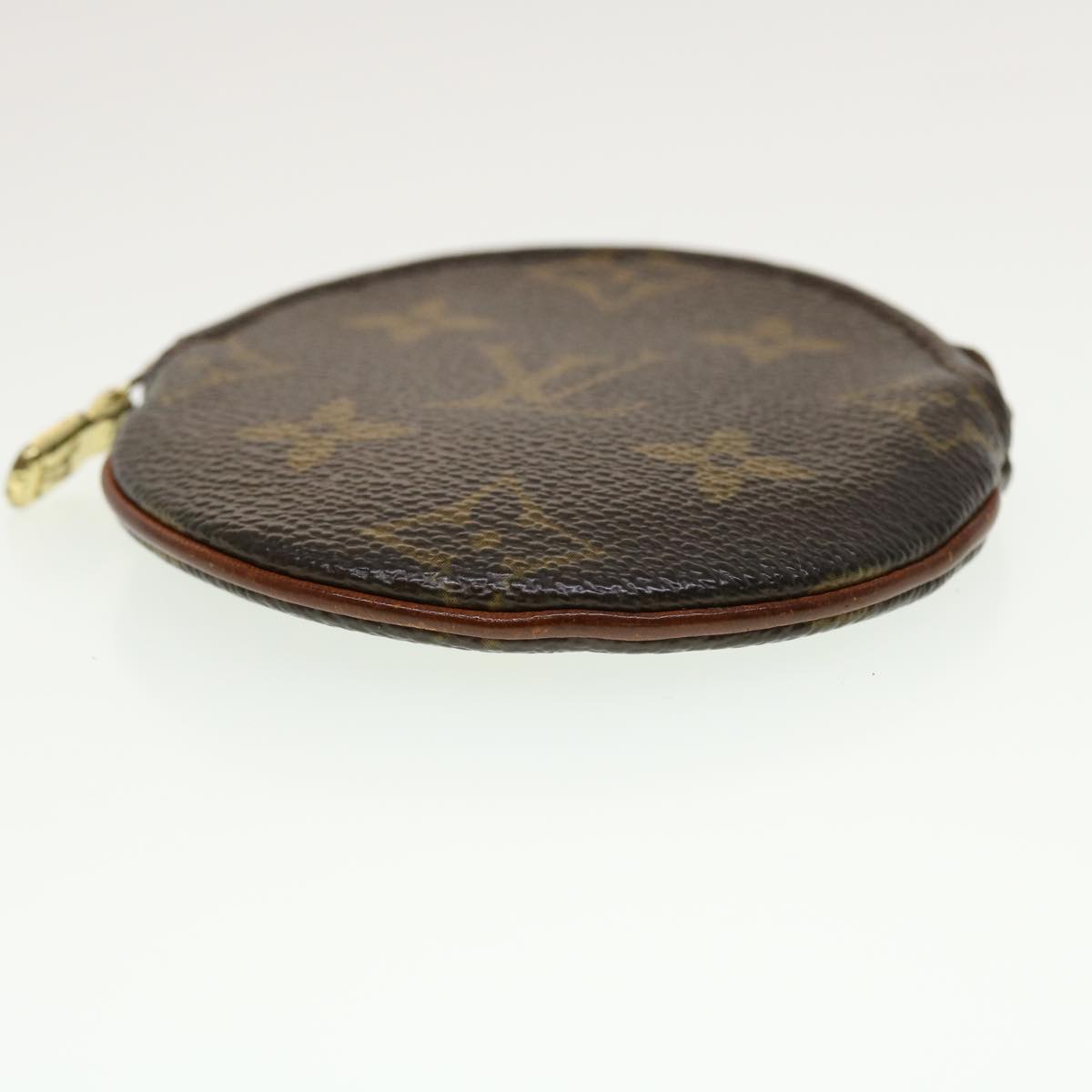 LOUIS VUITTON Monogram Porte Monnaie Round Coin Purse M61926 LV Auth 42845