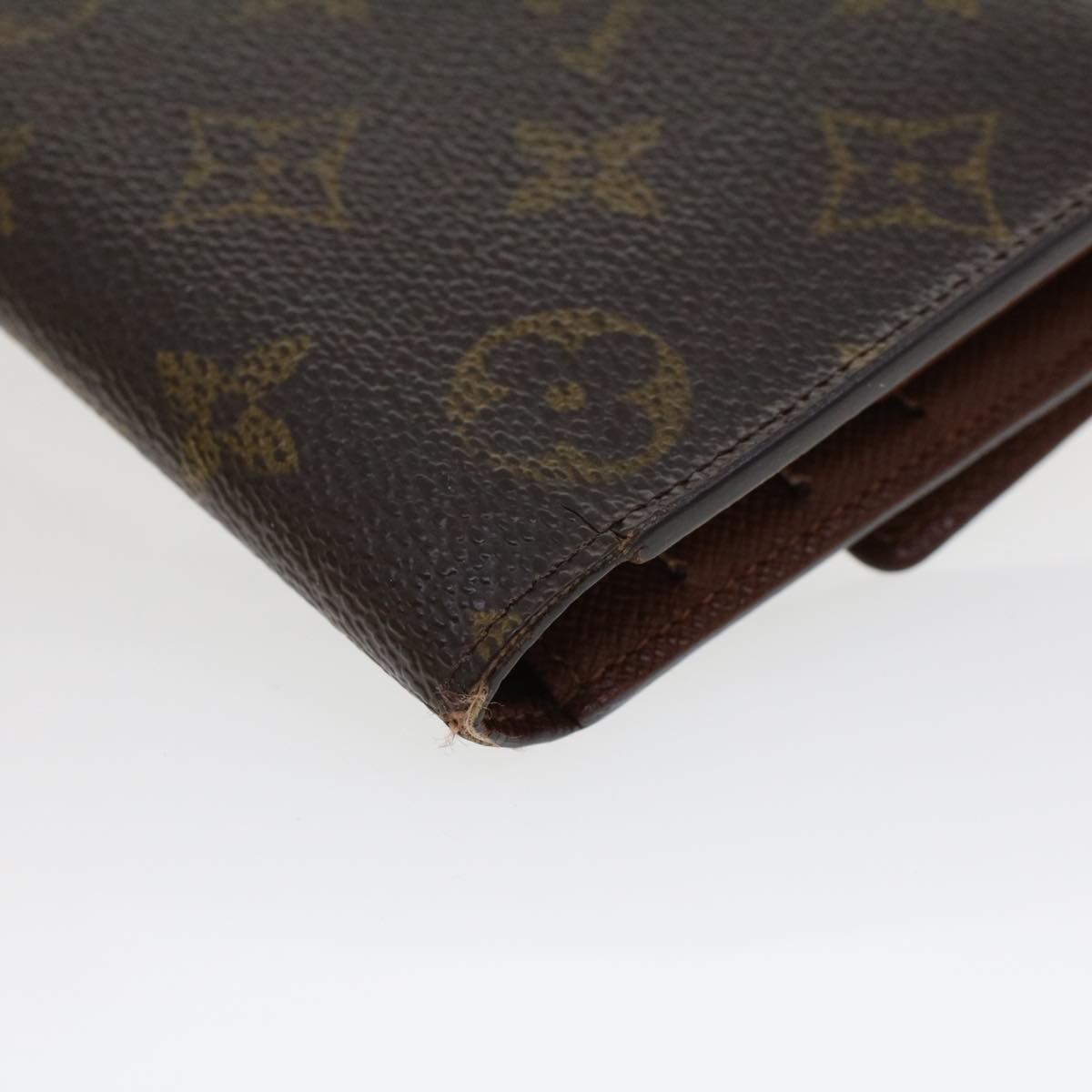 LOUIS VUITTON Monogram Portefeuille International Long Wallet M61217 Auth 42846