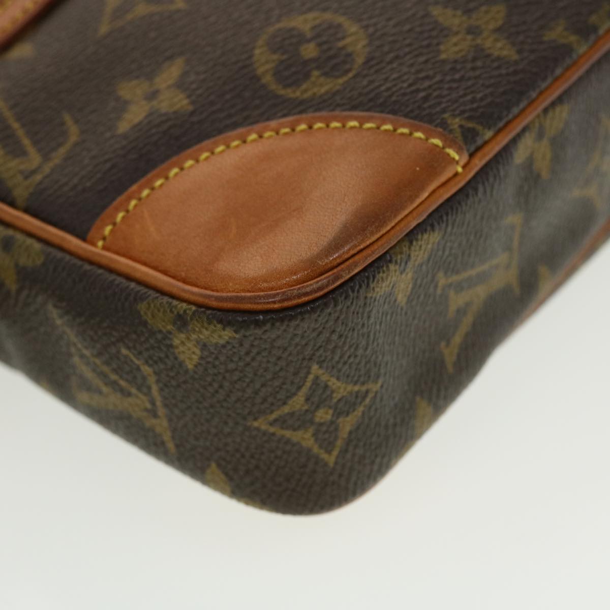 LOUIS VUITTON Monogram Marly Dragonne GM Clutch Bag Vintage M51825 LV Auth 42866