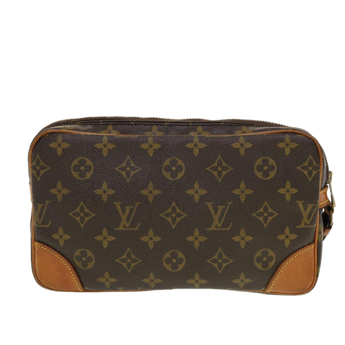 LOUIS VUITTON Monogram Marly Dragonne GM Clutch Bag Vintage M51825 LV Auth 42866 - 0