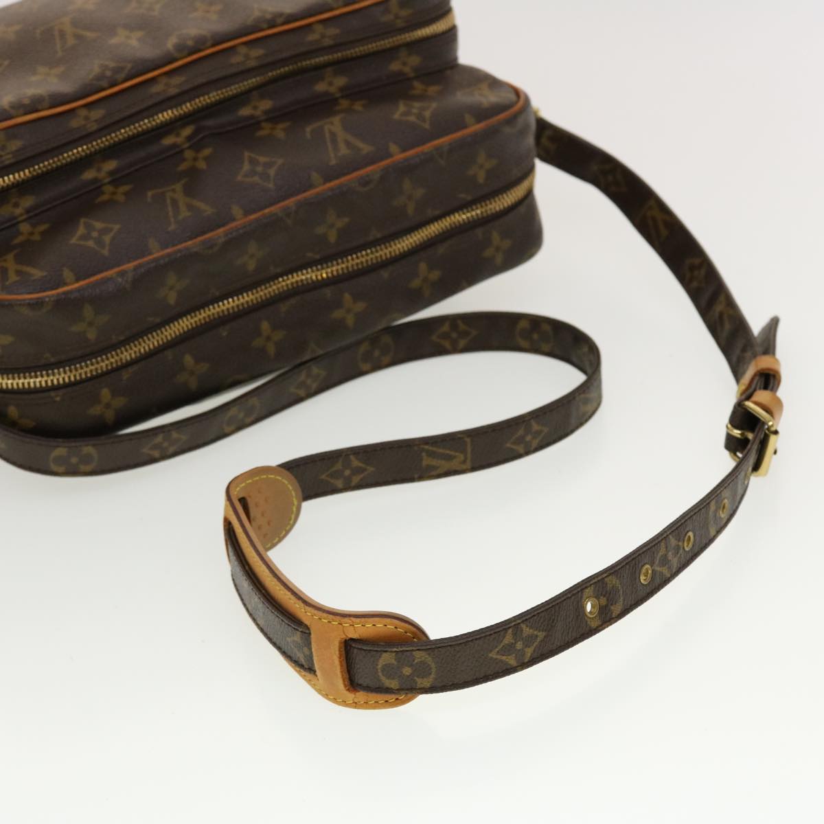 LOUIS VUITTON Monogram Nile Shoulder Bag M45244 LV Auth 42886