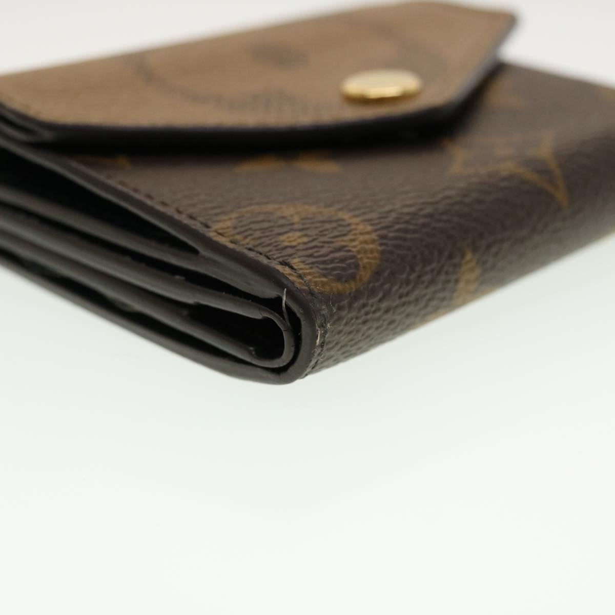 LOUIS VUITTON Monogram Reverse Portefeuille Zoe Trifold Wallet M80725 LV 42887