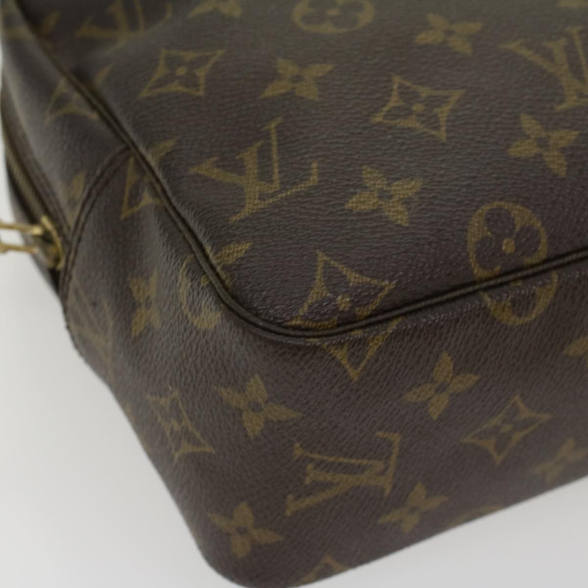 LOUIS VUITTON Monogram Trousse Toilette 28 Clutch Bag M47522 LV Auth 42897