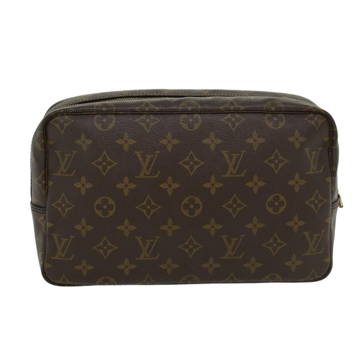 LOUIS VUITTON Monogram Trousse Toilette 28 Clutch Bag M47522 LV Auth 42897