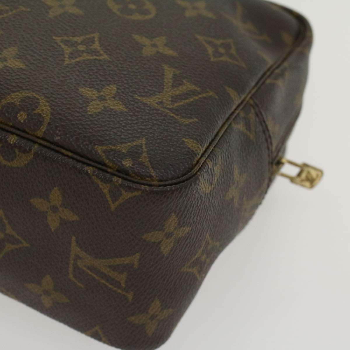 LOUIS VUITTON Monogram Trousse Toilette 28 Clutch Bag M47522 LV Auth 42897