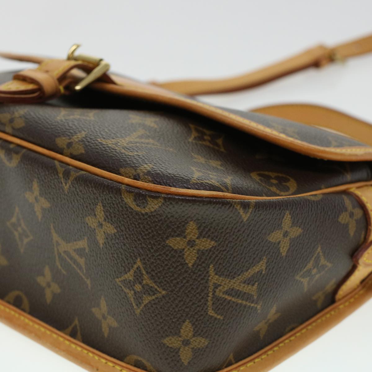 LOUIS VUITTON Monogram Sologne Shoulder Bag M42250 LV Auth 42899