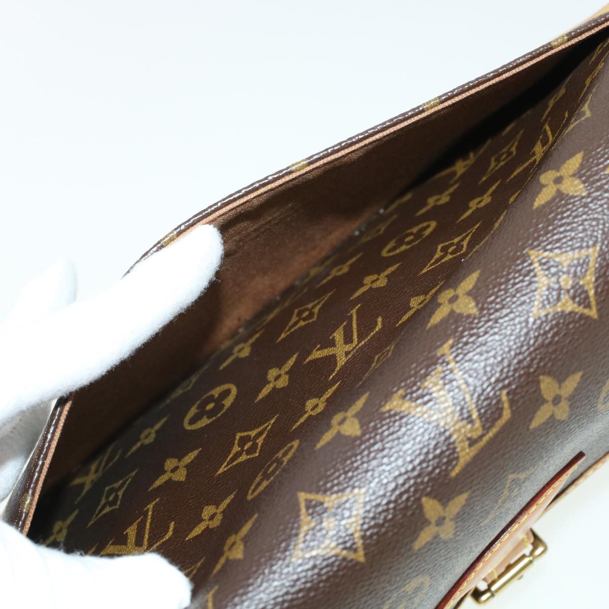 LOUIS VUITTON Monogram Sologne Shoulder Bag M42250 LV Auth 42899