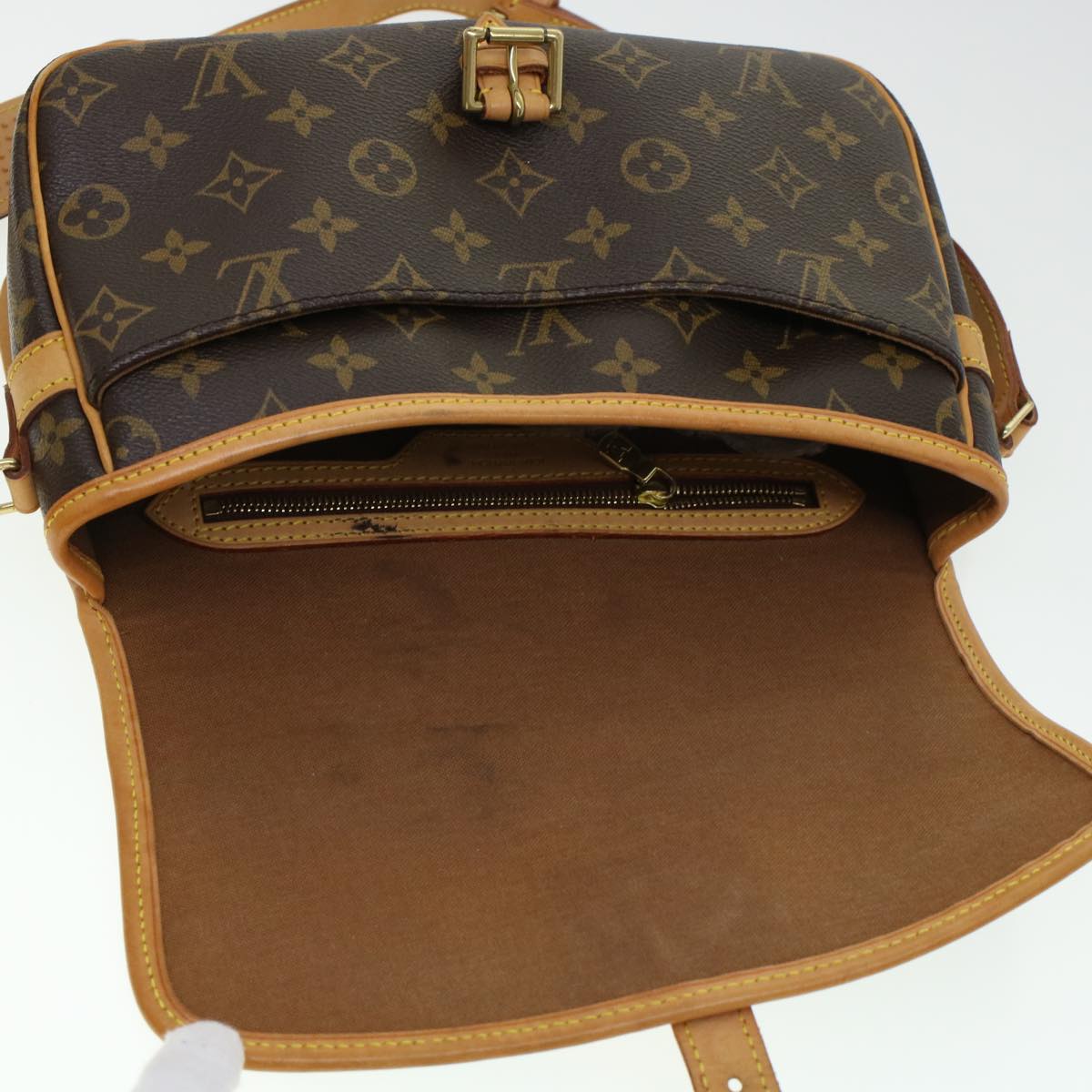 LOUIS VUITTON Monogram Sologne Shoulder Bag M42250 LV Auth 42899