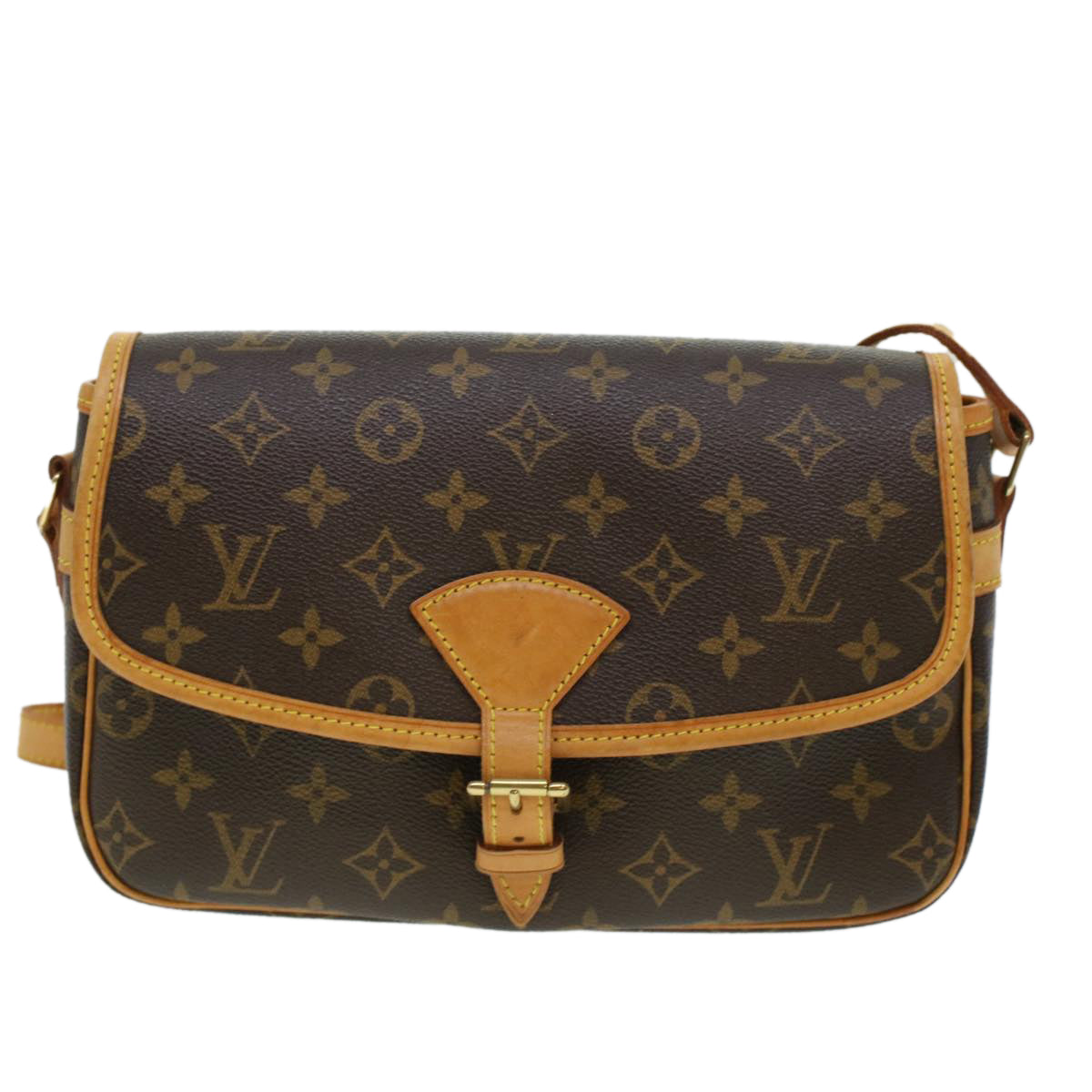 LOUIS VUITTON Monogram Sologne Shoulder Bag M42250 LV Auth 42899