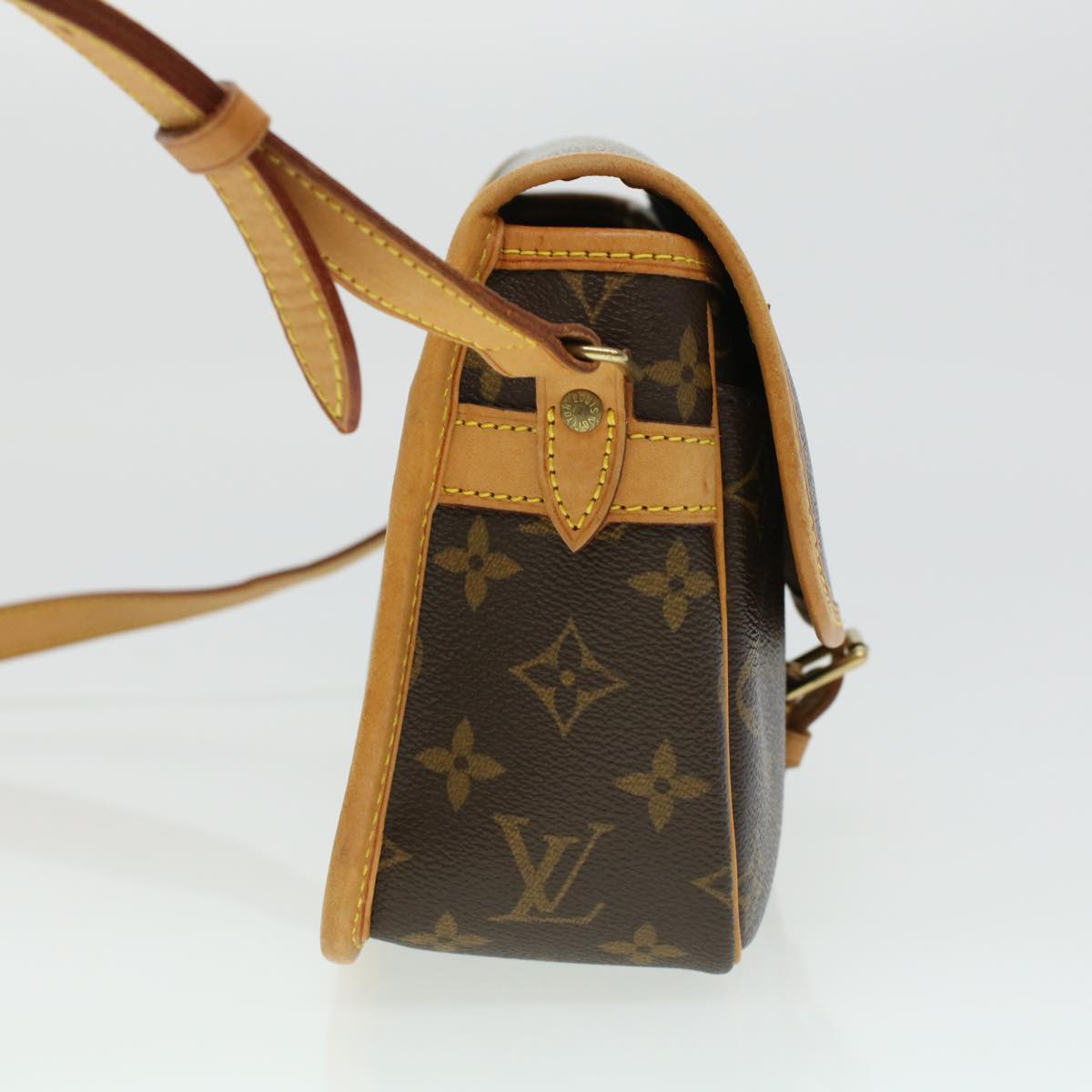 LOUIS VUITTON Monogram Sologne Shoulder Bag M42250 LV Auth 42899