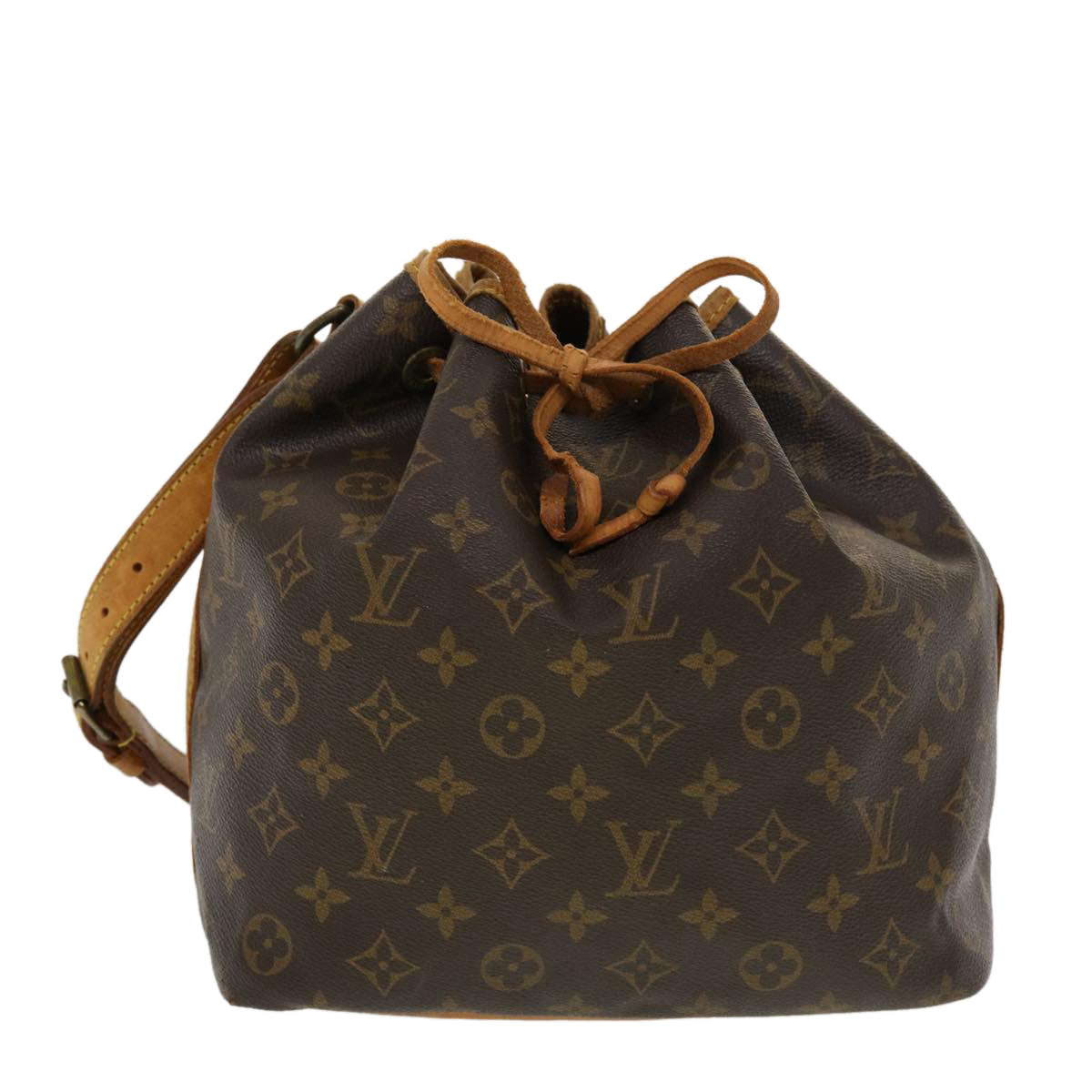 LOUIS VUITTON Monogram Petit Noe Shoulder Bag M42226 LV Auth 42930