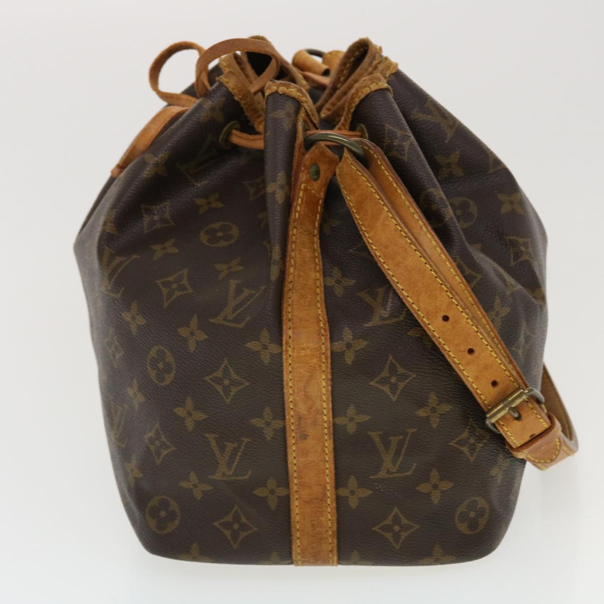 LOUIS VUITTON Monogram Petit Noe Shoulder Bag M42226 LV Auth 42930