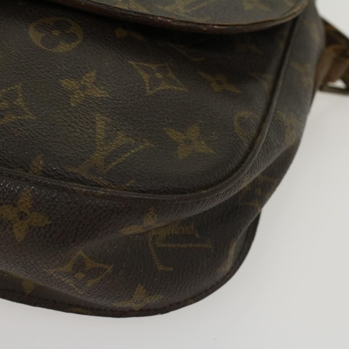 LOUIS VUITTON Monogram Saint Cloud GM Shoulder Bag M51242 LV Auth 42943