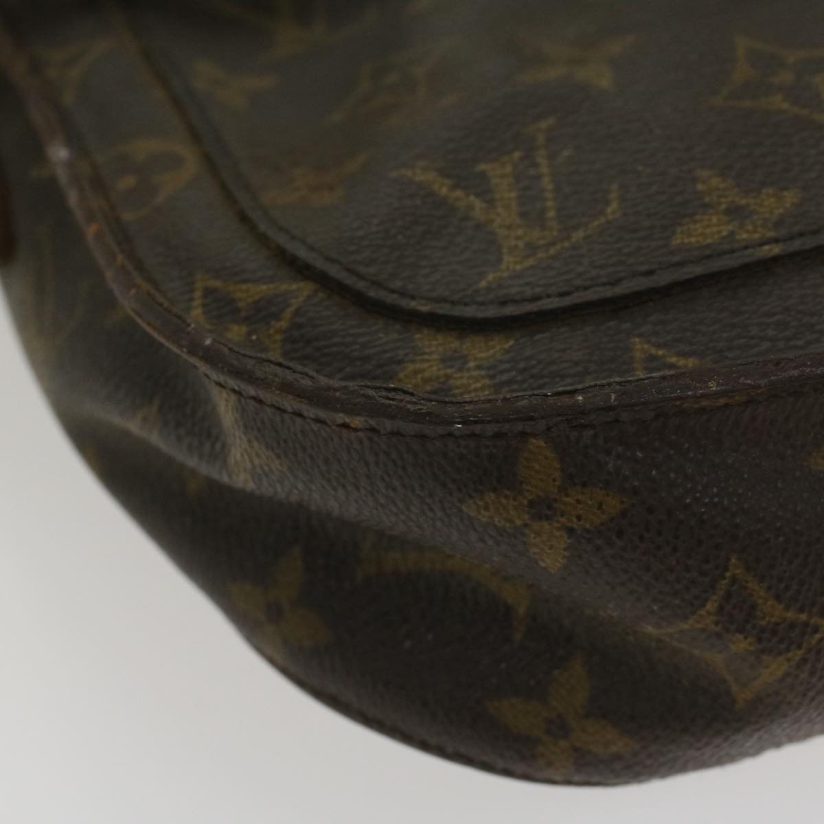 LOUIS VUITTON Monogram Saint Cloud GM Shoulder Bag M51242 LV Auth 42943