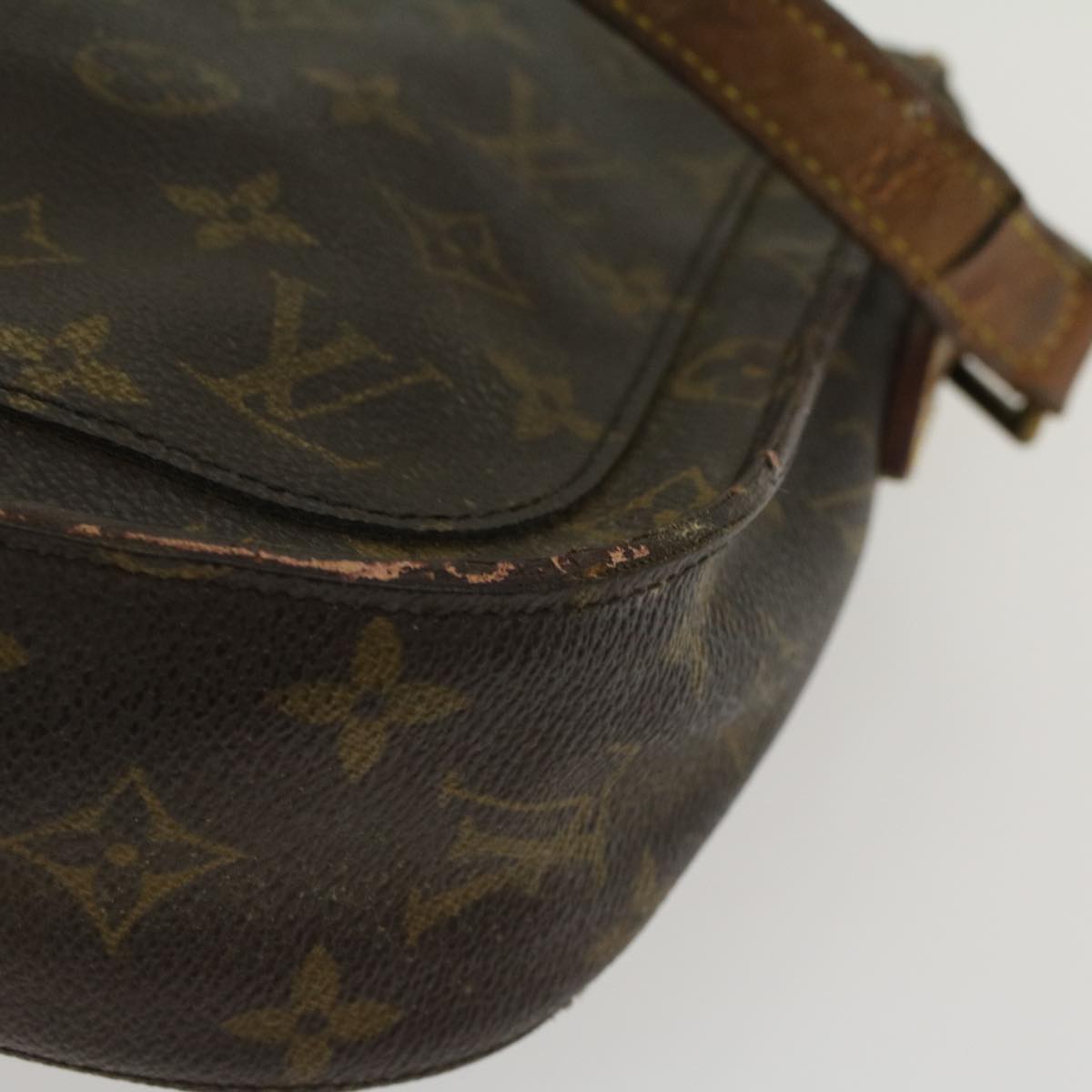 LOUIS VUITTON Monogram Saint Cloud GM Shoulder Bag M51242 LV Auth 42943