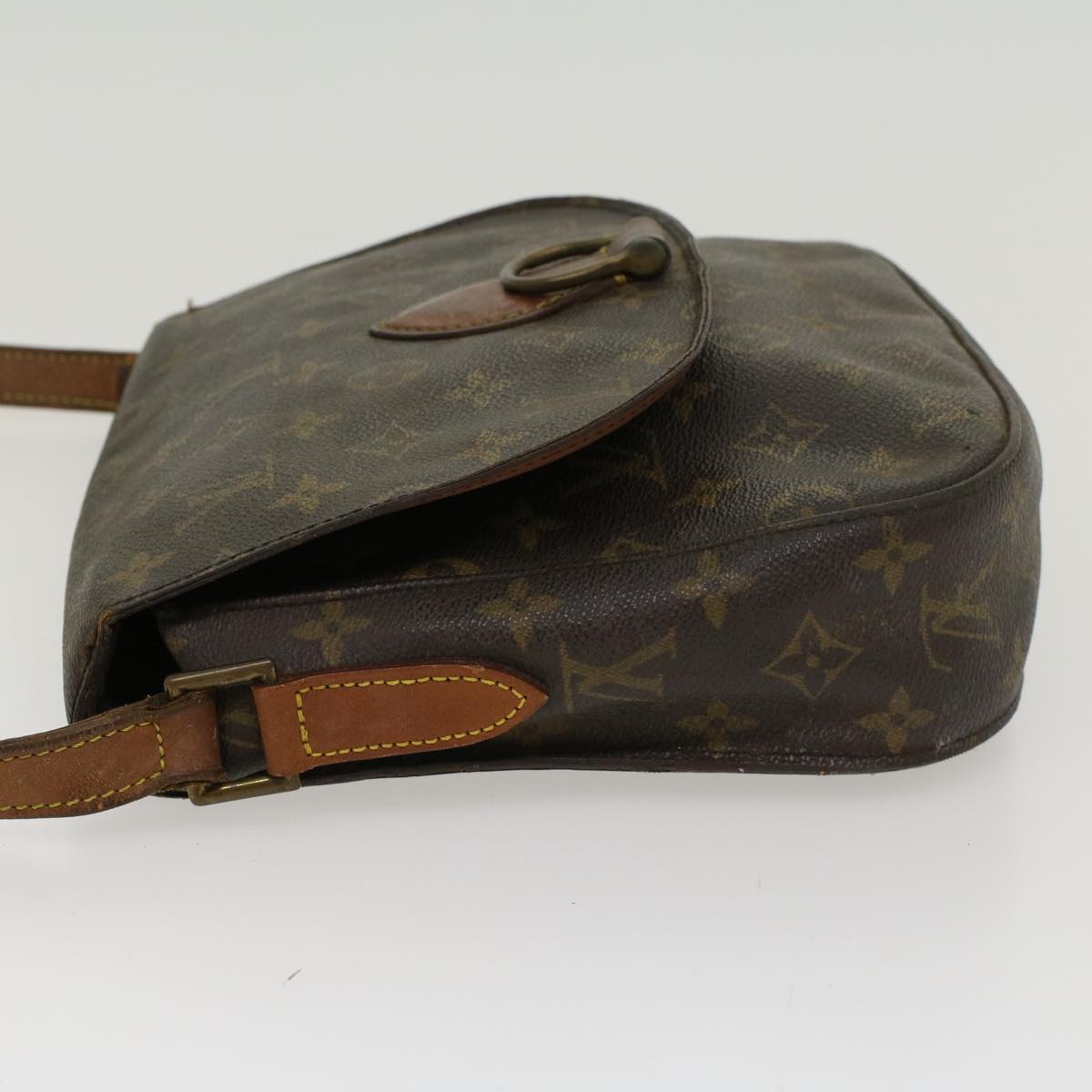 LOUIS VUITTON Monogram Saint Cloud GM Shoulder Bag M51242 LV Auth 42943