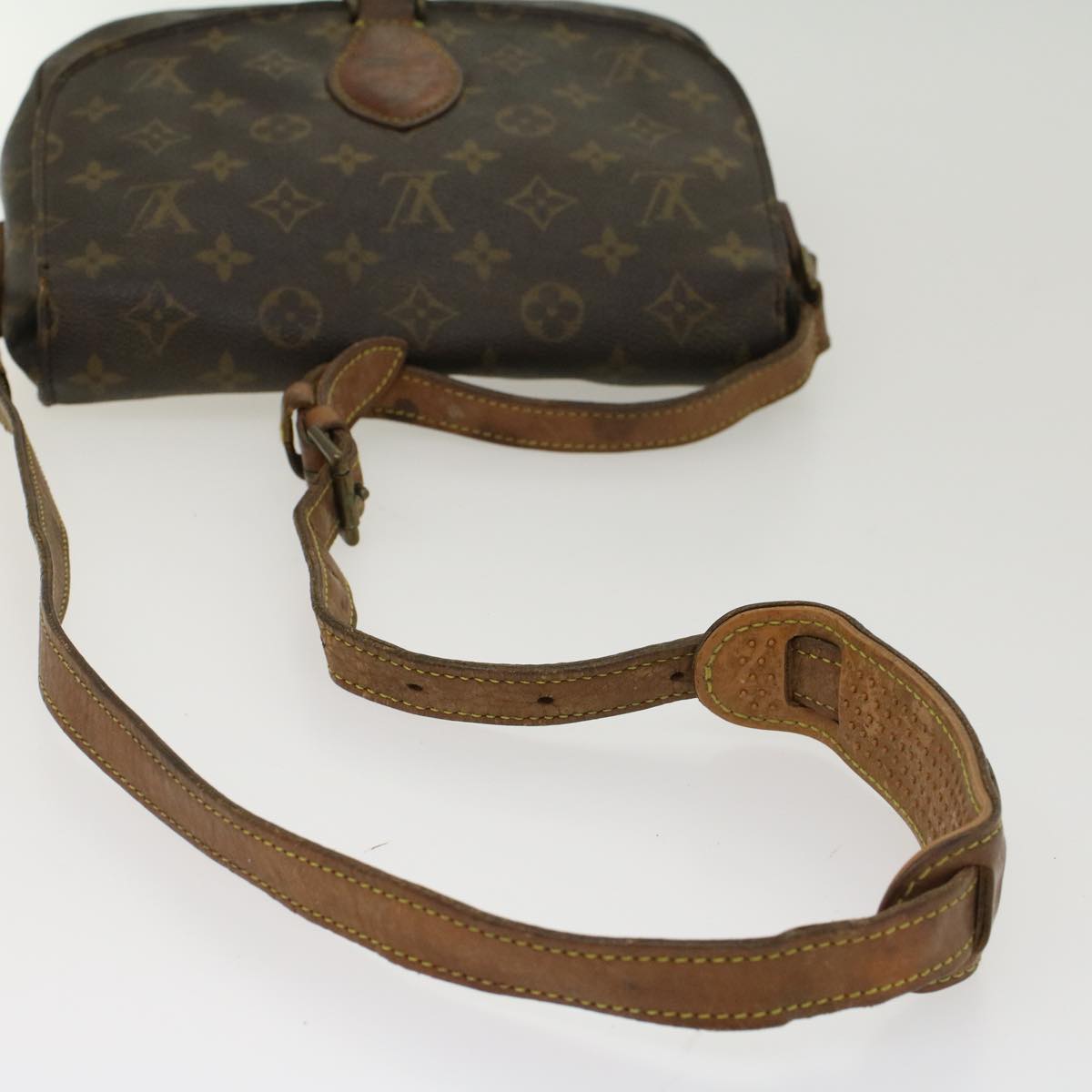 LOUIS VUITTON Monogram Saint Cloud GM Shoulder Bag M51242 LV Auth 42943