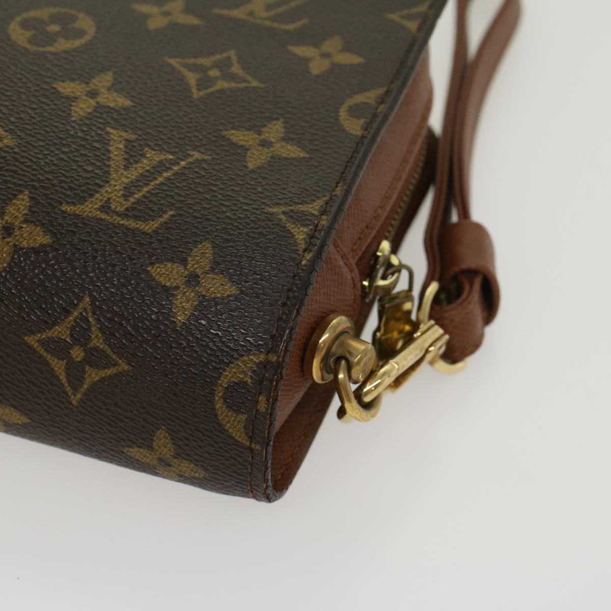 LOUIS VUITTON Monogram Orsay Clutch Bag M51790 LV Auth 42959