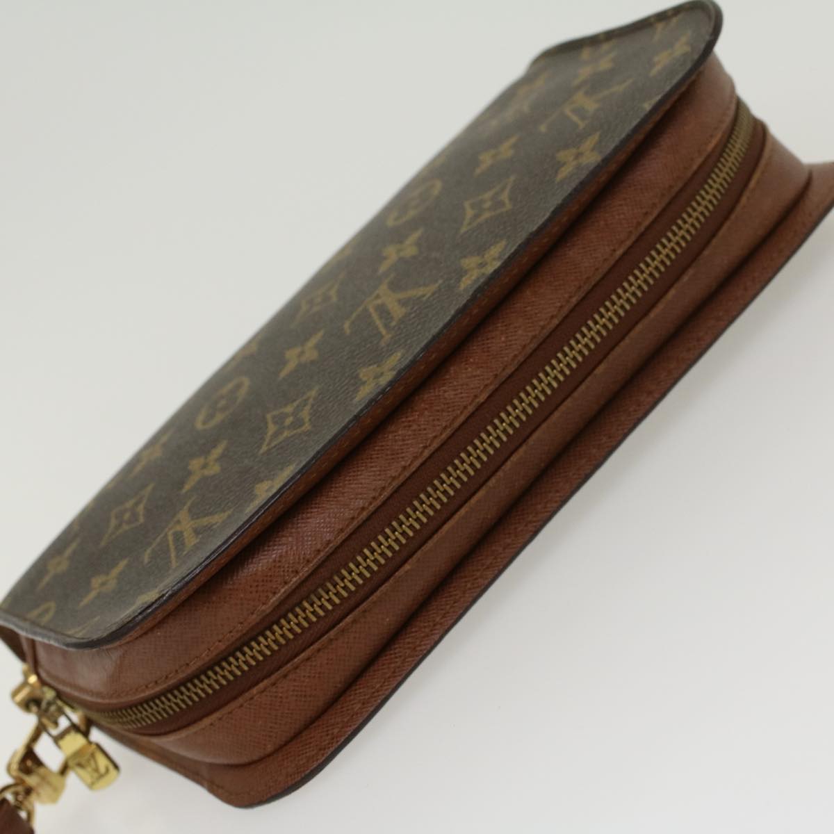 LOUIS VUITTON Monogram Orsay Clutch Bag M51790 LV Auth 42959