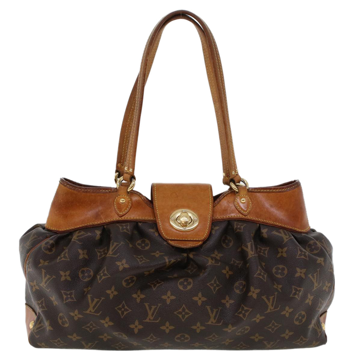 LOUIS VUITTON Monogram Boesi MM Shoulder Bag M45714 LV Auth 42966