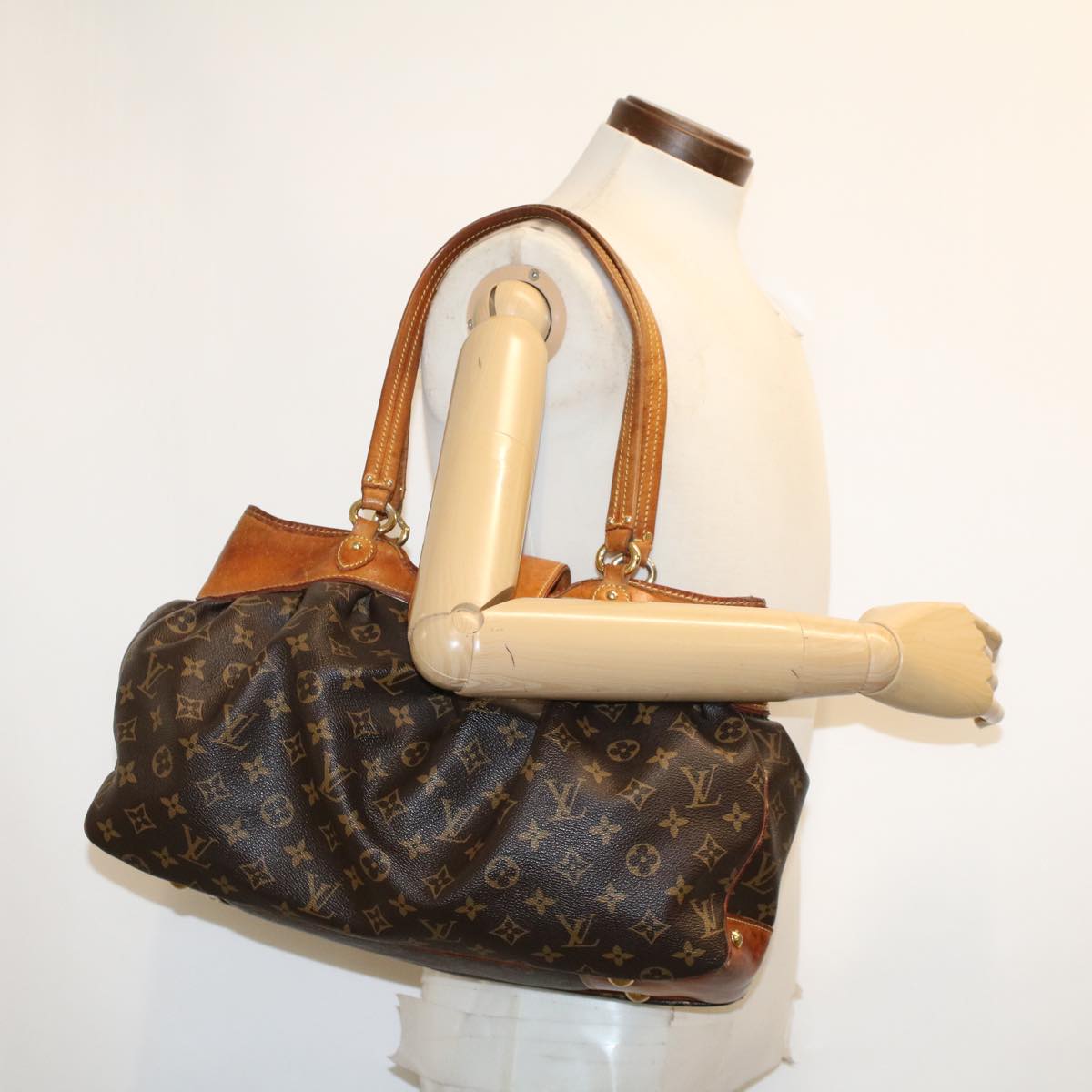 LOUIS VUITTON Monogram Boesi MM Shoulder Bag M45714 LV Auth 42966