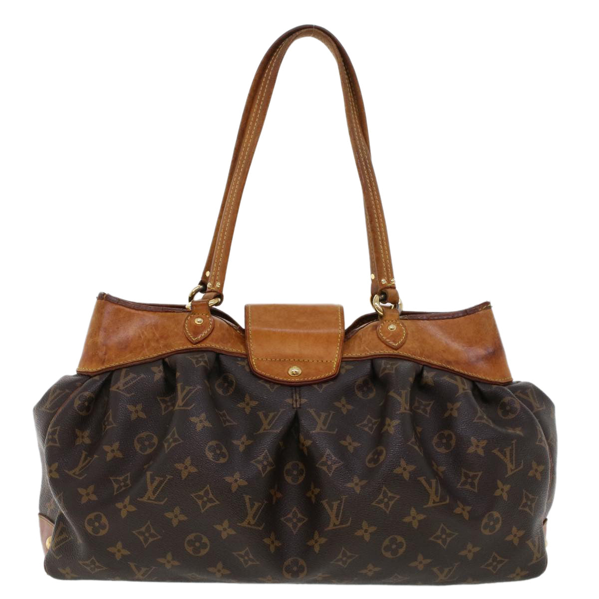 LOUIS VUITTON Monogram Boesi MM Shoulder Bag M45714 LV Auth 42966