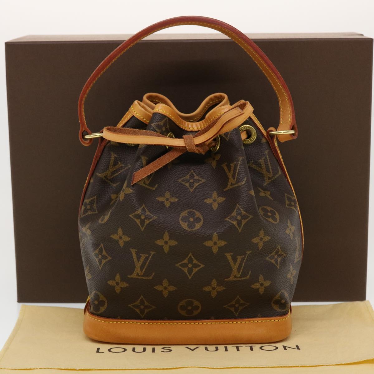 LOUIS VUITTON Monogram Mini Noe Hand Bag M42227 LV Auth 42971A